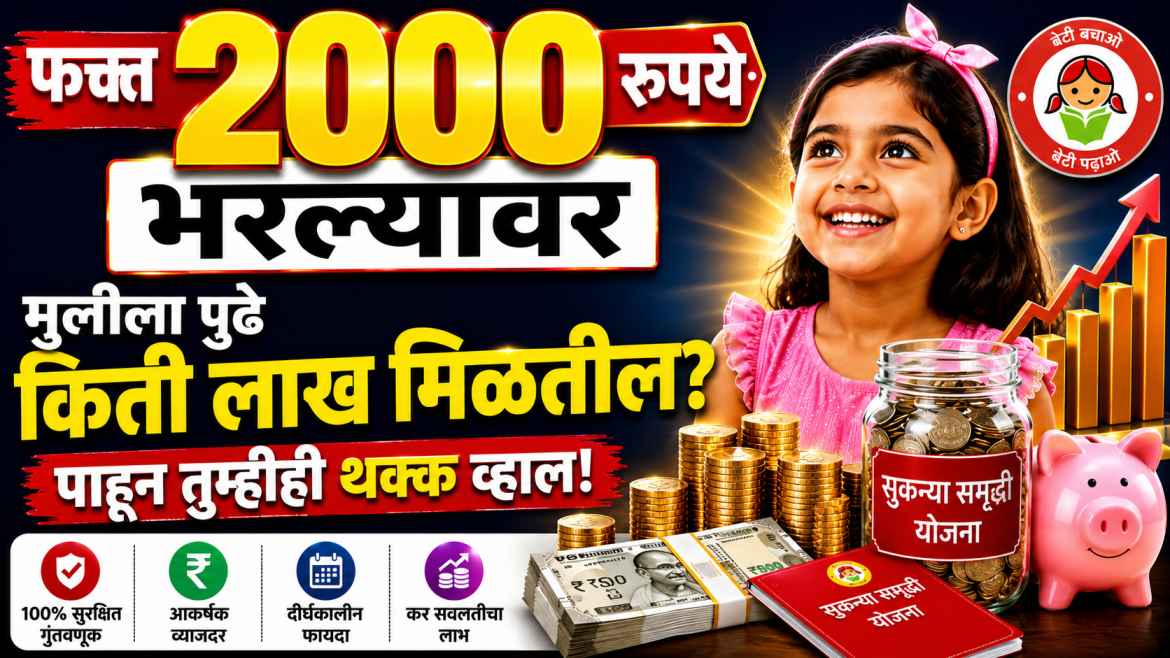 What is Sukanya 2000 Per Month? फक्त 2000 रुपये भरल्यावर मुलीला पुढे किती पैसे मिळू शकतात हे पाहून तुम्हीही विचारात पडाल