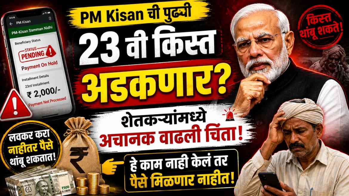 PM Kisan 23rd Installment मध्ये मोठा ट्विस्ट! Farmer ID मुळे अडकू शकते पुढची किस्त