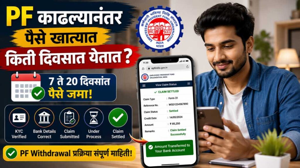 How Many Days Does It Take to Withdraw PF? PF पैसे खात्यात नेमके कधी येतात जाणून घ्या