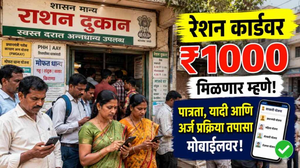 Will I get ₹1000 on my ration card? खरंच तुमच्या खात्यात पैसे येणार का? जाणून घ्या संपूर्ण सत्य