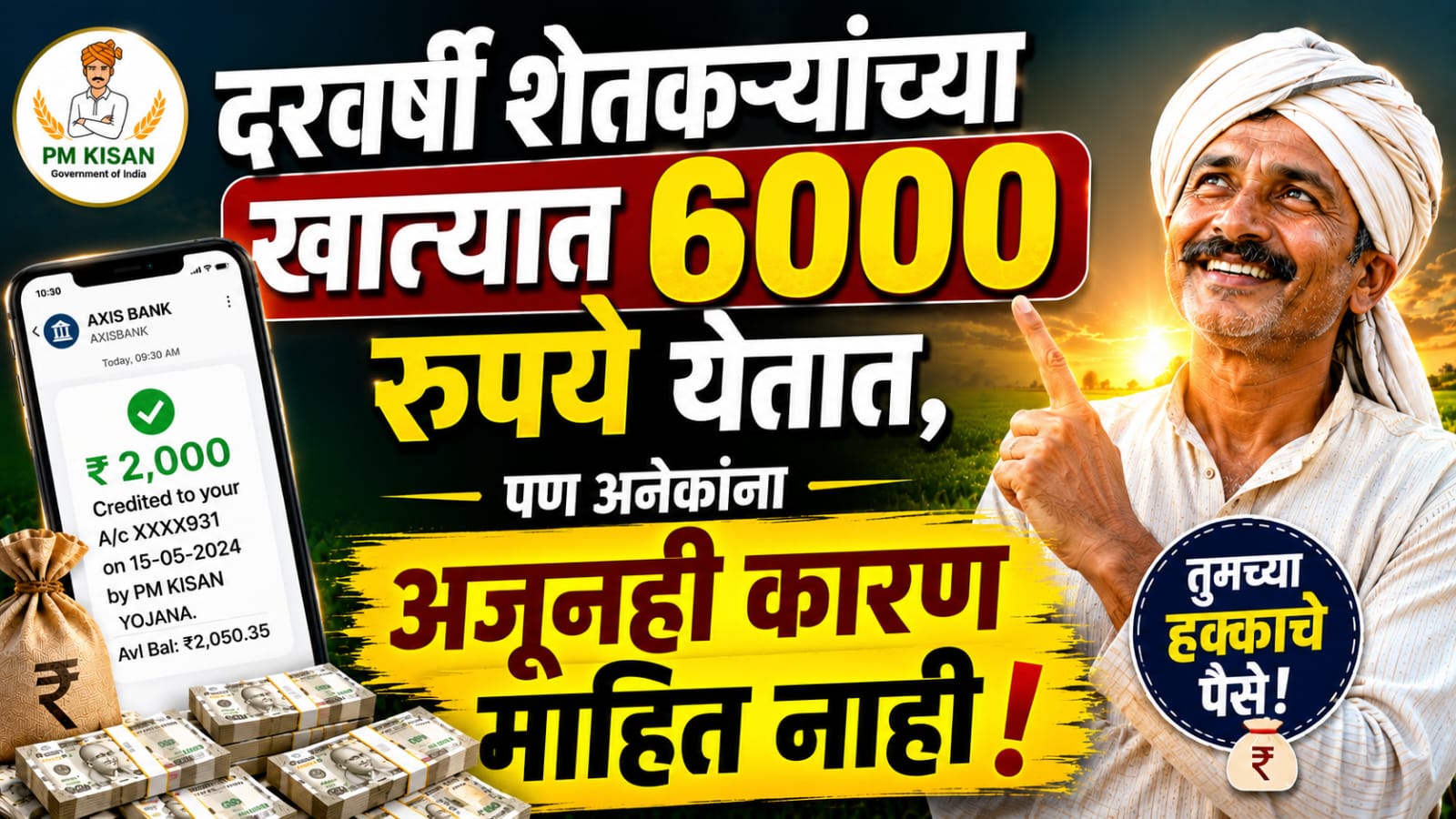 Under which scheme farmers are given Rs 6000 annually? जाणून घ्या शेतकऱ्यांना मिळणाऱ्या सरकारी मदतीबद्दल