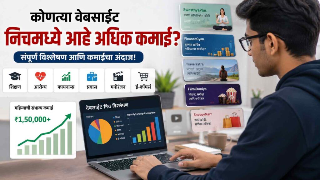 What type of website is best for earning?: सर्वाधिक कमाई देणाऱ्या वेबसाइट्स कोणत्या? जाणून घ्या तज्ज्ञांचे मत
