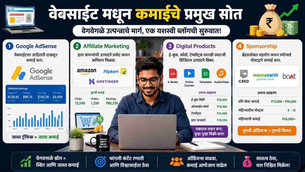 What type of website is best for earning?: सर्वाधिक कमाई देणाऱ्या वेबसाइट्स कोणत्या? जाणून घ्या तज्ज्ञांचे मत
