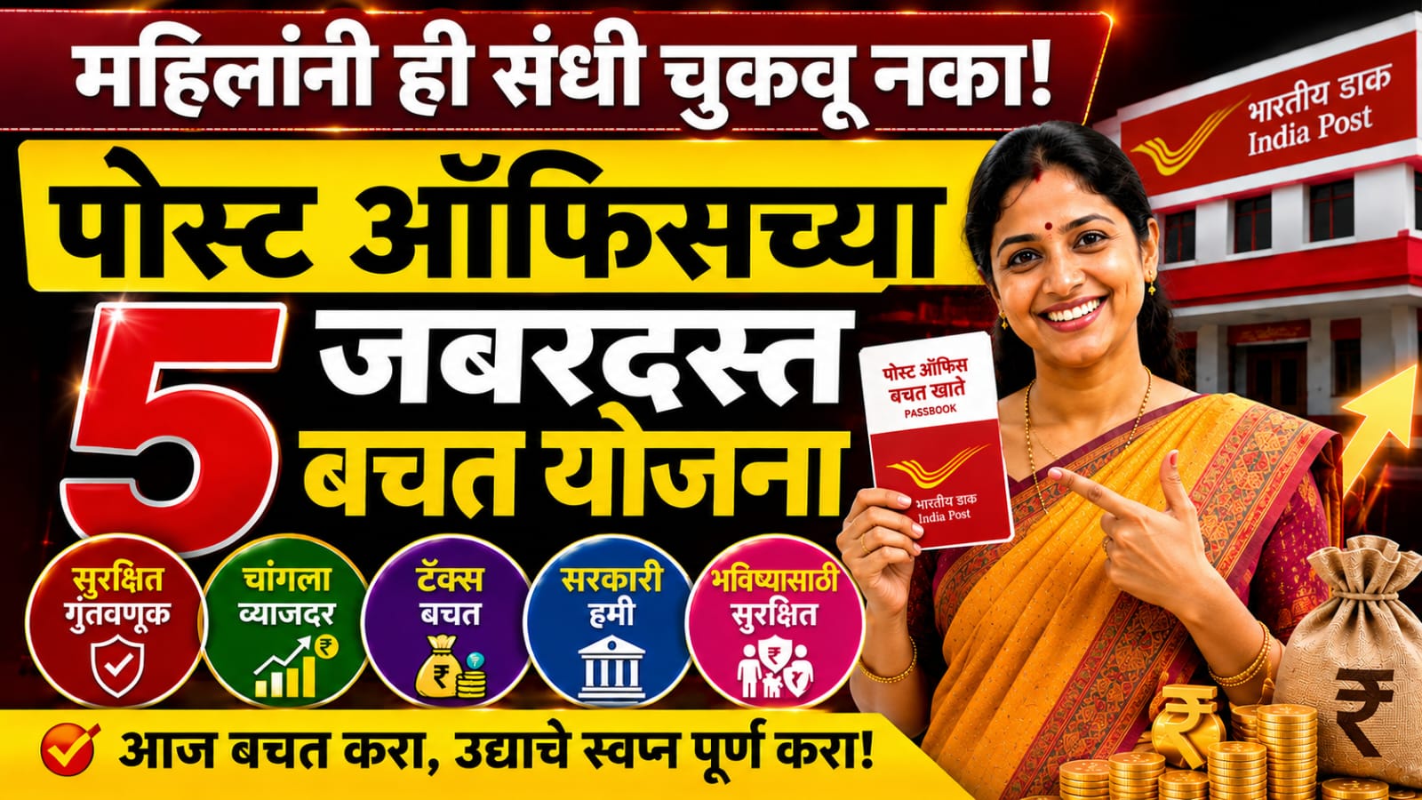 महिलांसाठी पोस्ट ऑफिसच्या 5 खास योजना; कमी गुंतवणुकीत मिळतील मोठे फायदे What Scheme Is There for Women in Post Office?