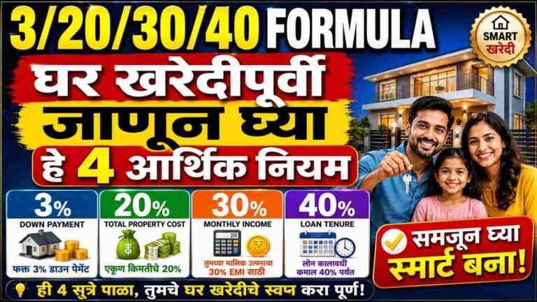 कर्ज काढून घर खरेदी करणार? आधी 3/20/30/40 Formula समजून घ्या