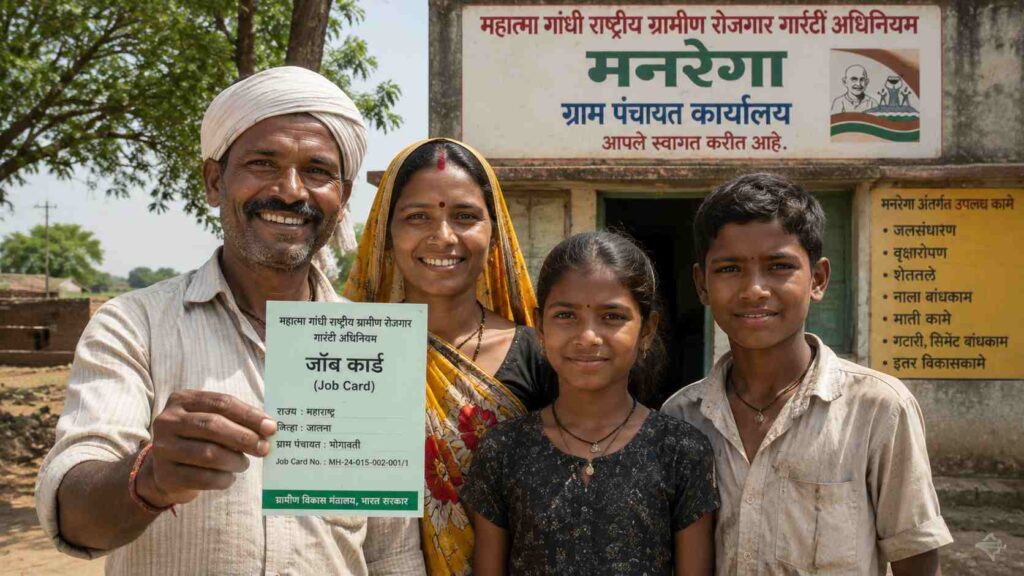 मोबाईलवरून 2 मिनिटांत नरेगा जॉब कार्ड पाहा! घरबसल्या संपूर्ण ऑनलाइन प्रक्रिया जाणून घ्या – How to View NREGA Job Card