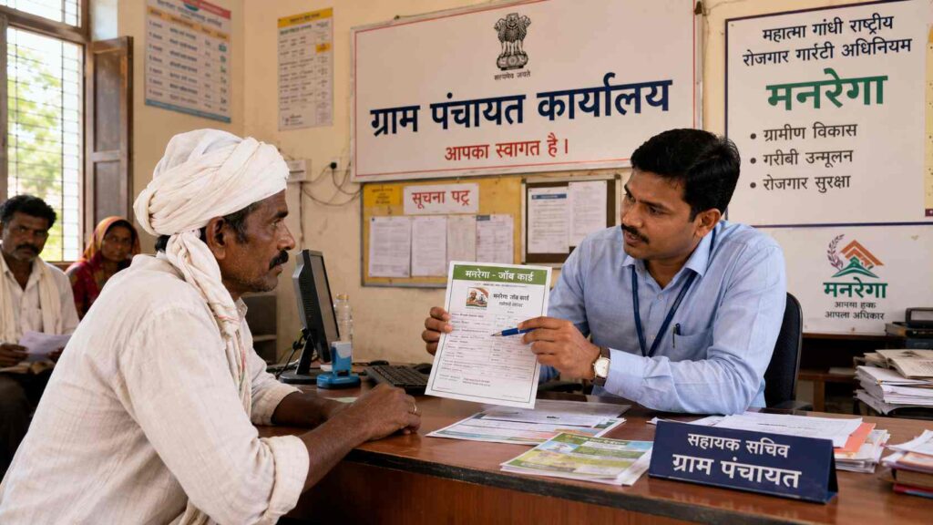 मोबाईलवरून 2 मिनिटांत नरेगा जॉब कार्ड पाहा! घरबसल्या संपूर्ण ऑनलाइन प्रक्रिया जाणून घ्या – How to View NREGA Job Card