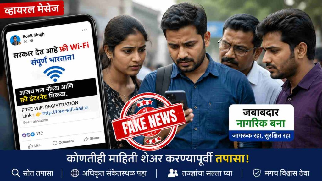  फ्री Wi-Fi बाबतचा मोठा खुलासा! सरकारची PM-WANI योजना नेमकी काय आहे? जाणून घ्या संपूर्ण सत्य Is the Government Providing Free Wi-Fi?