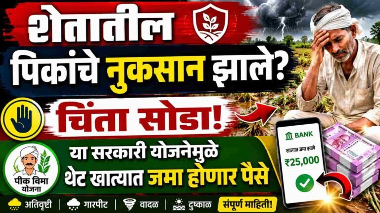 Pradhan Mantri Fasal Bima Yojana नवीन नियम आणि शेतकरी बांधवांसाठी मोठी बातमी