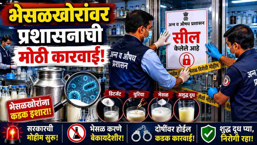 आता दुधात भेसळ करणाऱ्यांची खैर नाही! तुकाराम मुंडे मैदानात; घरच्या घरी अशी ओळखा शुद्धता Now there is no peace for those who adulterate milk