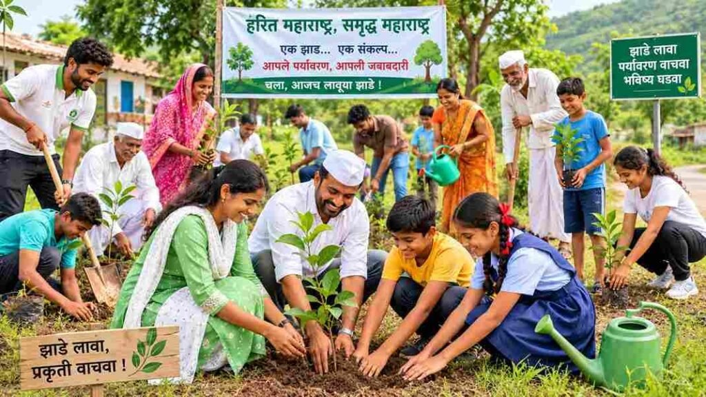हरित महाराष्ट्र समृद्ध महाराष्ट्र योजना 2026: 300 कोटी वृक्ष लागवड, नवीन नियम, अर्ज प्रक्रिया व शेतकऱ्यांना मिळणारे फायदे