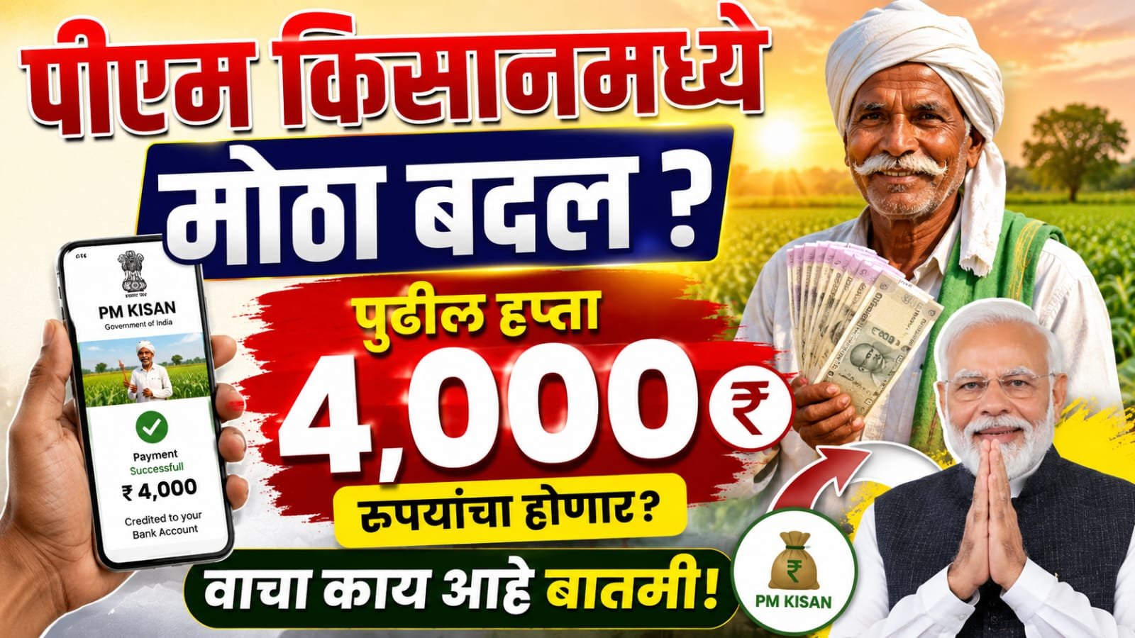 क्या PM Kisan Yojana की किस्त की राशि बढ़ेगी? जाणून घ्या सरकारचा खरा निर्णय!