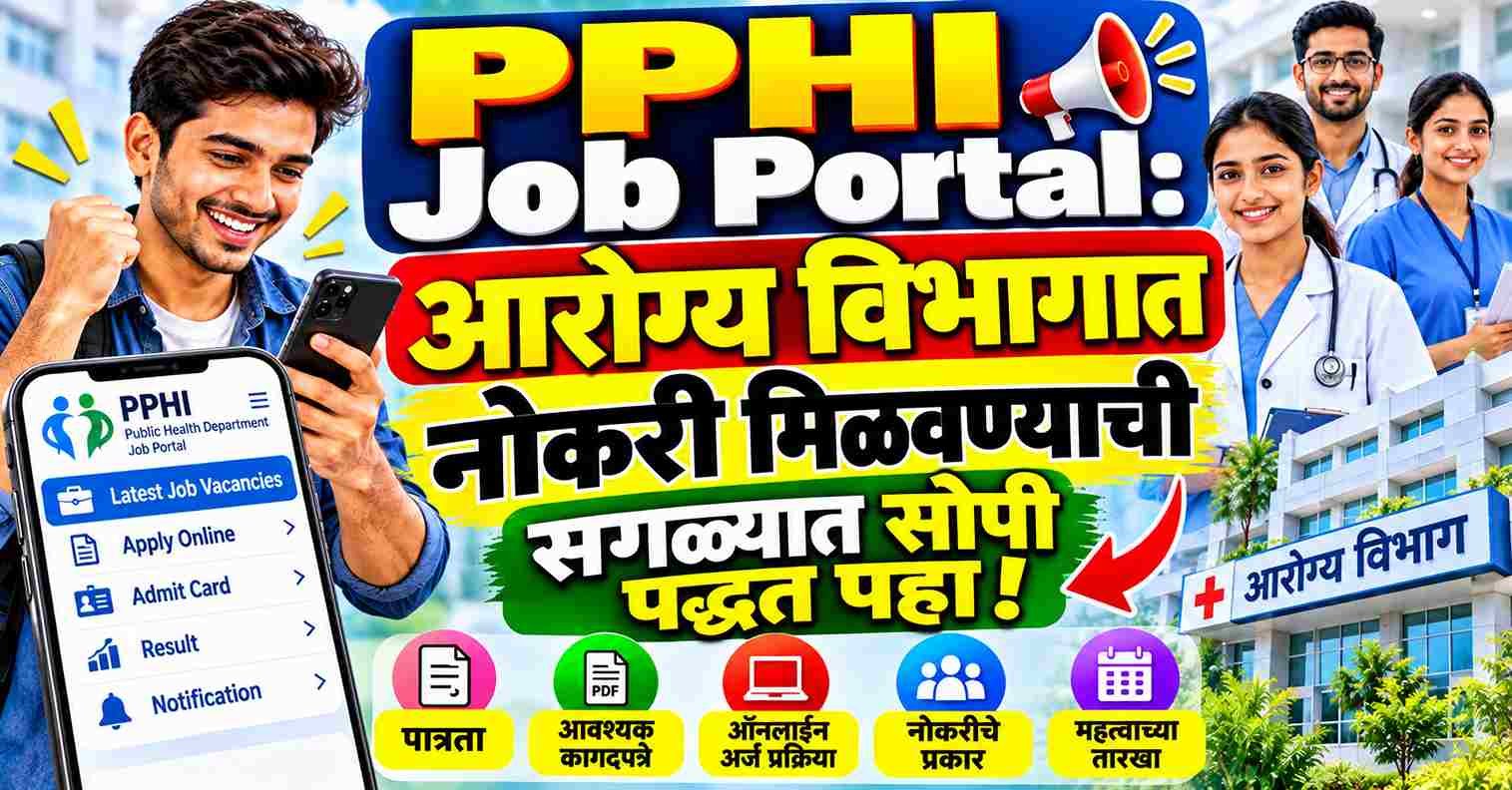 PPHI Job Portal: आरोग्य विभागात नोकरी मिळवण्याची सगळ्यात सोपी पद्धत पहा!