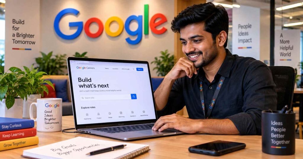 Google Careers 2026: गुगलमध्ये नोकरी मिळवायचीये? फॉर्म भरण्यापासून ते सिलेक्शनपर्यंतची संपूर्ण सोपी पद्धत!
